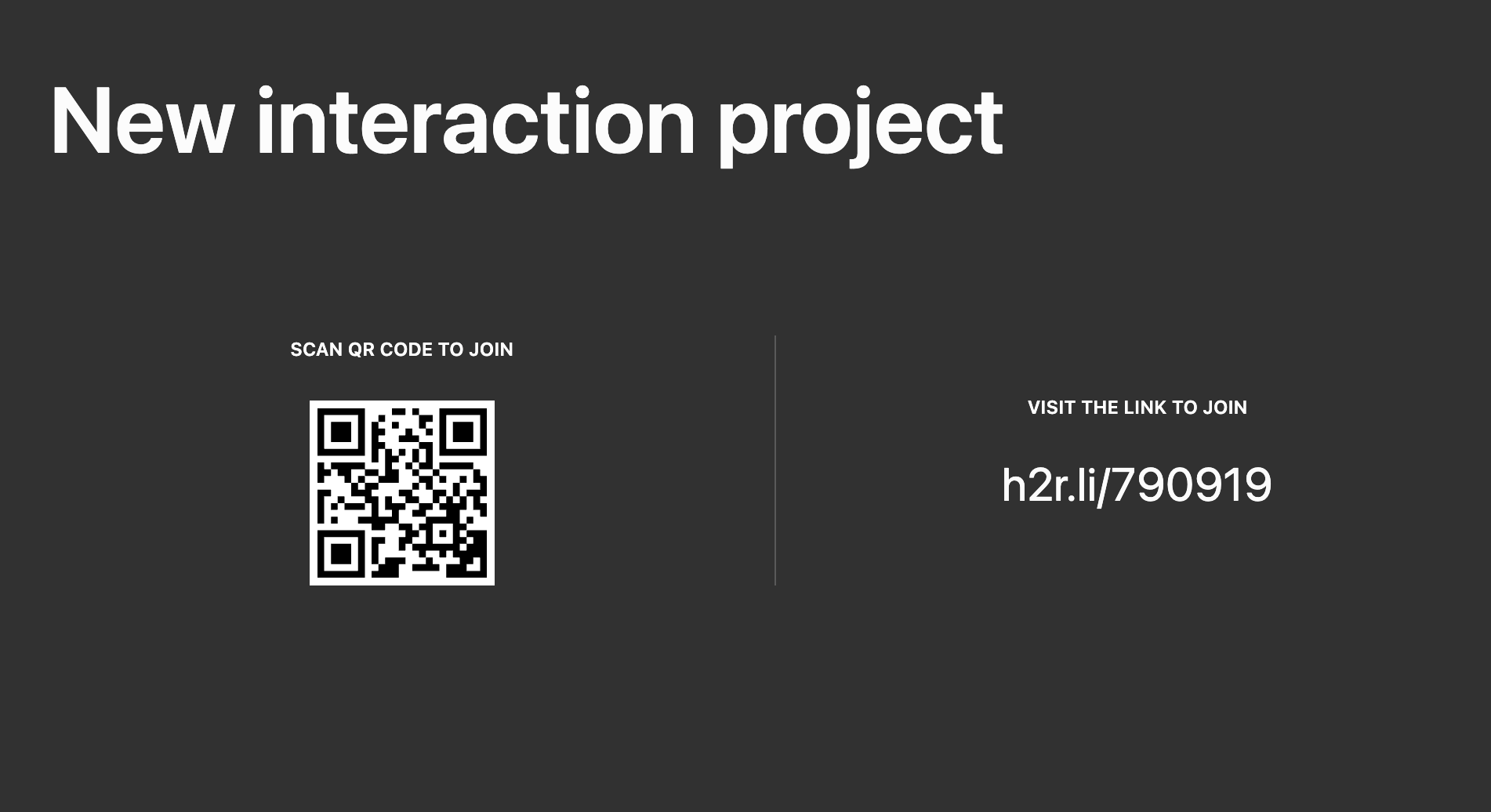 Scan to join!