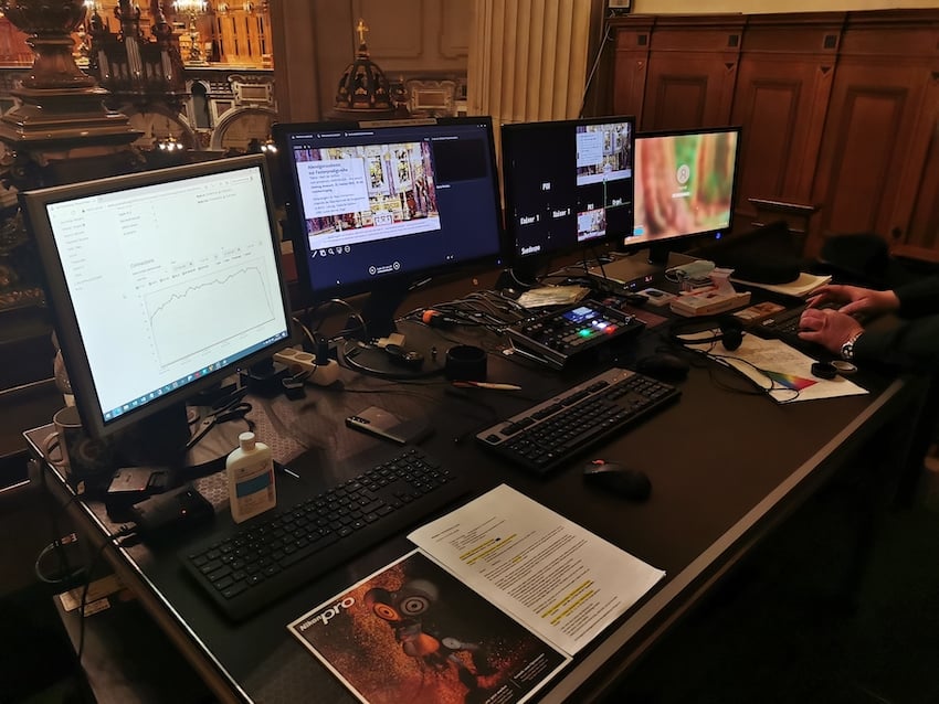 Control Room in Church